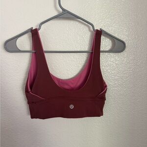 lululemon Align™ Reversible Bra *Light Support A/B Cup Smoky Red/Pink Blossom